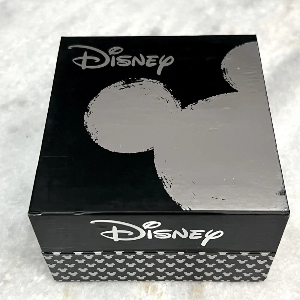 DISNEY Women’s Mickey Mouse Crystal Embellished Silvertone Watch